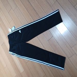 Adidas sweat pants black and white 10/12 M